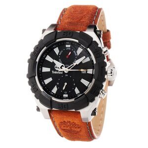 Timberland Brown Leather Dress Men's Watch